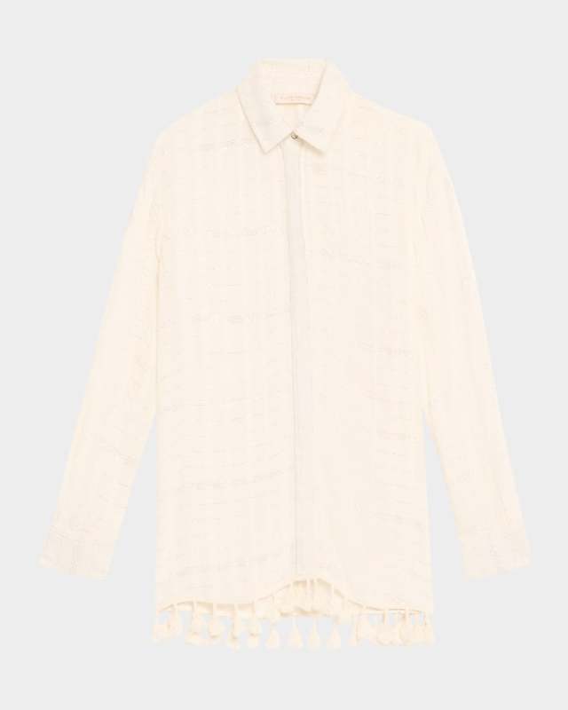 Roman Tassel-Trim Tunic